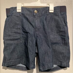 Lees, blue, regular fit bermuda mid rise shorts